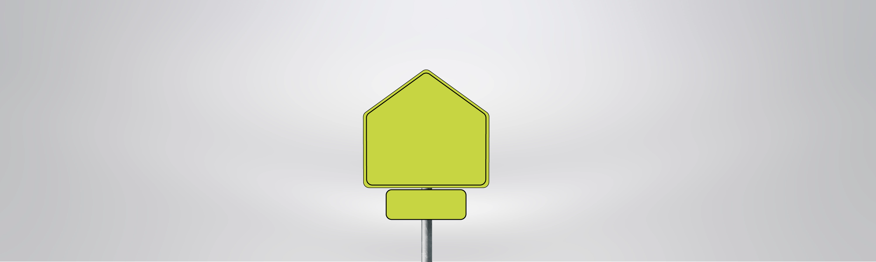 Traffic Signs - What does a sign with a fluorescent yellow-green background indicate?